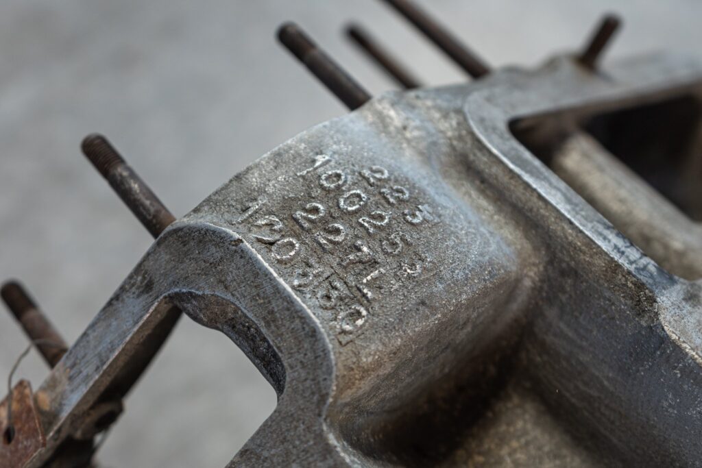 1965 Ferrari 206 SP engine block #23110 | Exterior View 1