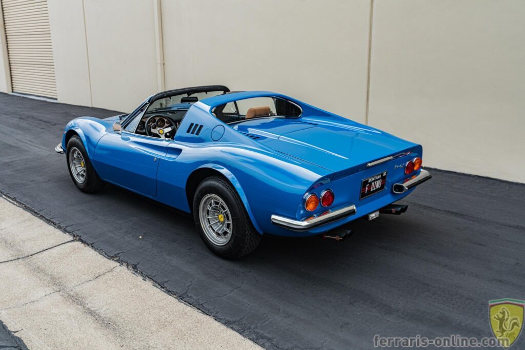 1974 Euro model Ferrari 246 GTS Dino #07574 chairs and flares | Exterior View 16