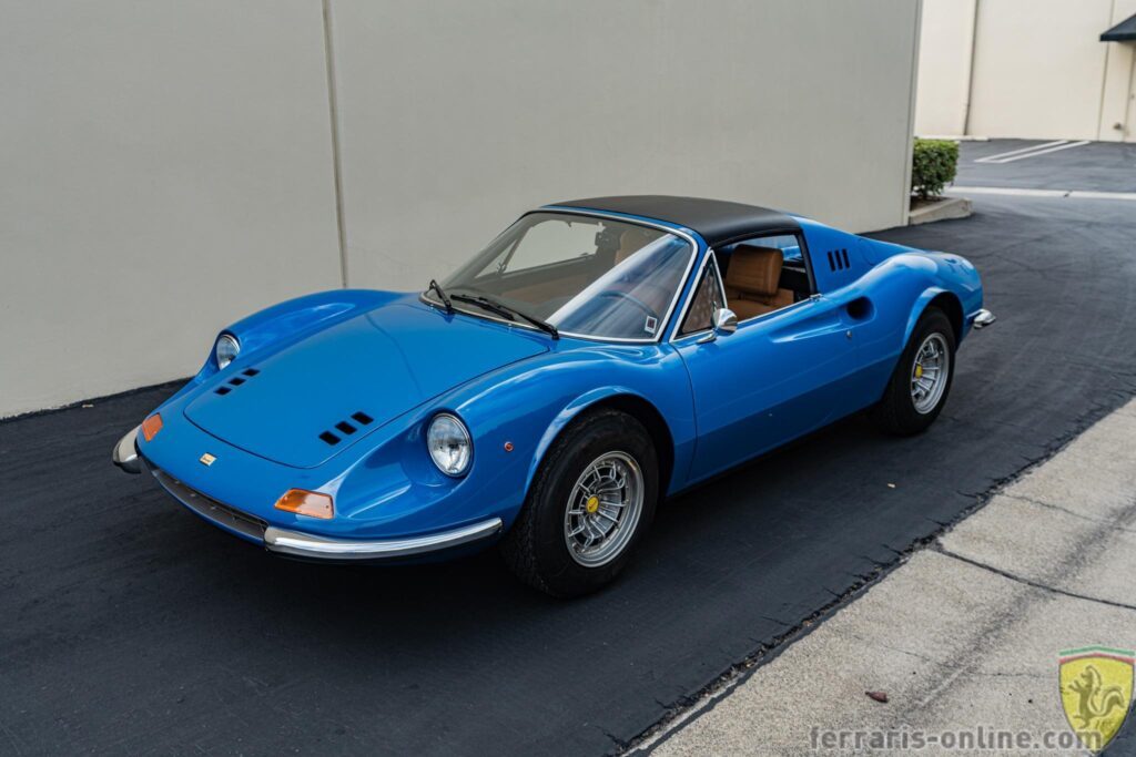 1974 Euro model Ferrari 246 GTS Dino #07574 chairs and flares | Exterior View 33