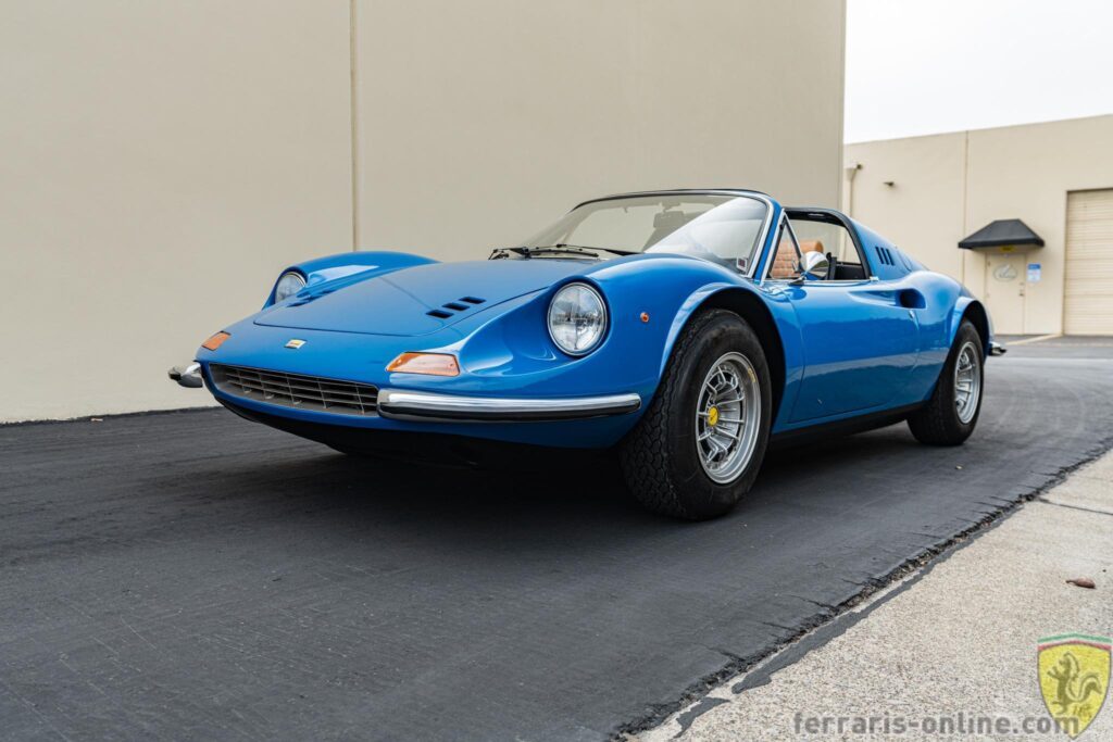 1974 Euro model Ferrari 246 GTS Dino #07574 chairs and flares | Exterior View 11